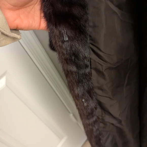Vintage Mink Coat In Rich Brown